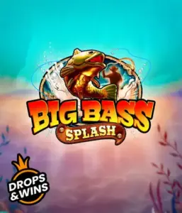 Dive into the exciting world of the Big Bass Splash game by Pragmatic Play, showcasing a dynamic fish splashing out of water. This graphic depicts the spirit of the fishing theme with striking graphics and lively typography. Great for fishing enthusiasts, offering a fun-filled gaming experience. 